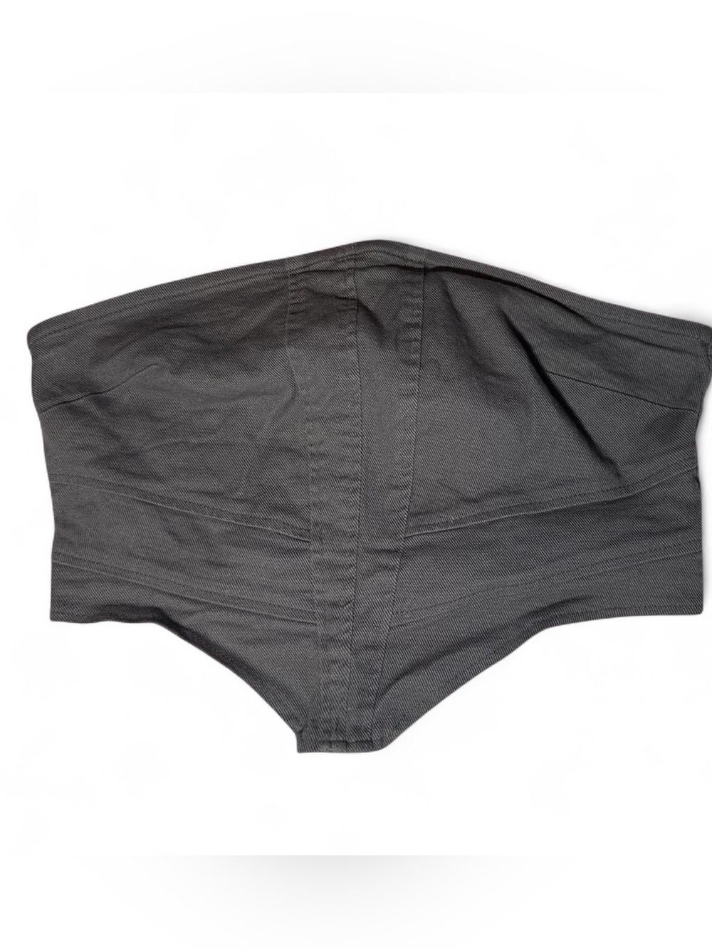Better Be Charcoal Strapless Top